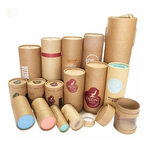 kraft cardboard tube box