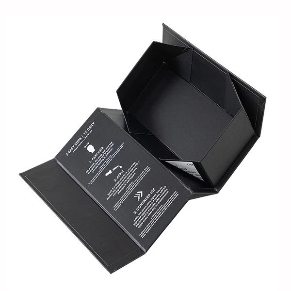 black Magnetic folding box